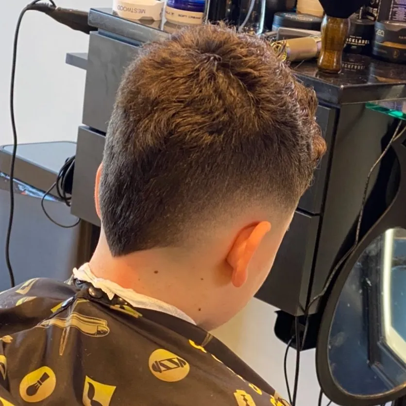 Back taper fade finish